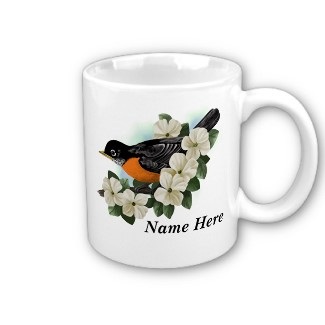 personalized bird mugs